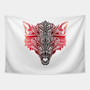 Wolf howling Tapestry