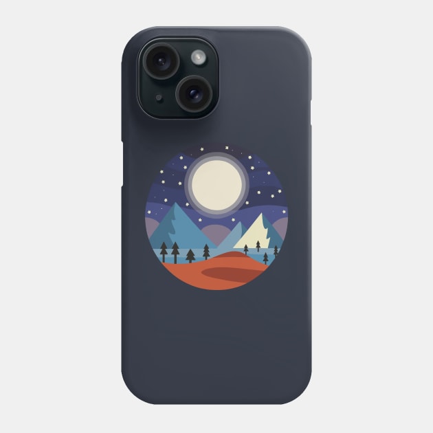 midnight retro Phone Case by Roshan