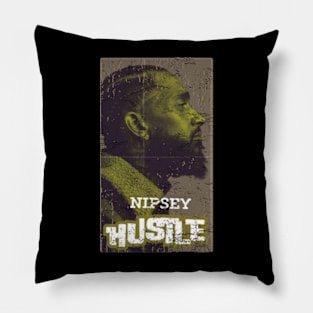 Nipsey hussle vintage style Pillow