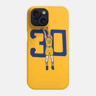 Steph Curry 30 - NBA Golden State Warriors Phone Case