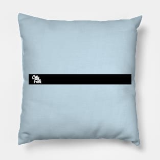 City Folk Logo Bar Pillow