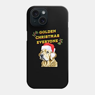 Golden Christmas Everyone Phone Case