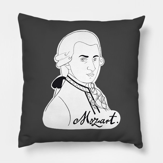 Mozart2 Pillow by estanisaboal