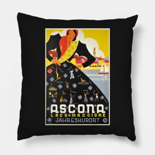 Ascona, Lago Maggiore,Switzerland Pillow