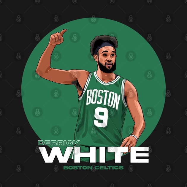 Derrick White by origin illustrations