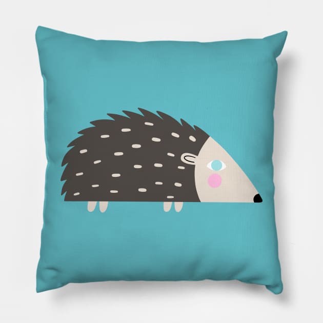 Hedgehog Pillow by Sam Pernoski