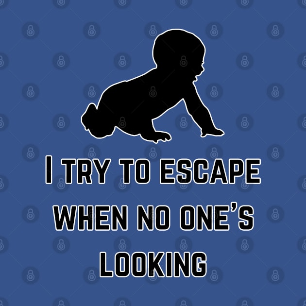 I try to escape when no one is looking (MD23KD001) by Maikell Designs