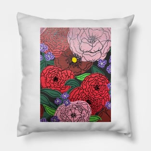 Painted Roses Pillow