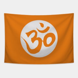 Sacred Spiritual Awakening Om Symbol Tapestry