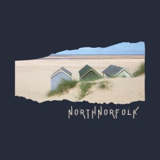 North Norfolk - Holkham Beach huts T-Shirt