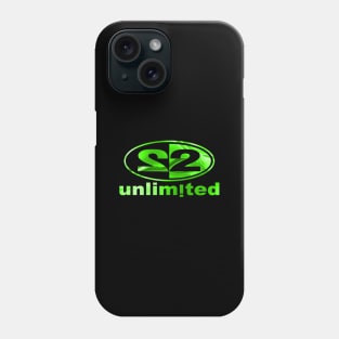 2 UNLIMITED - green collector edition dance music 90s Phone Case