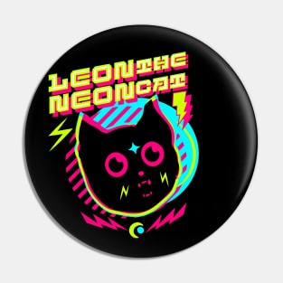 Leon the Neon Cat - Cat Lovers - Cute Cat Pin