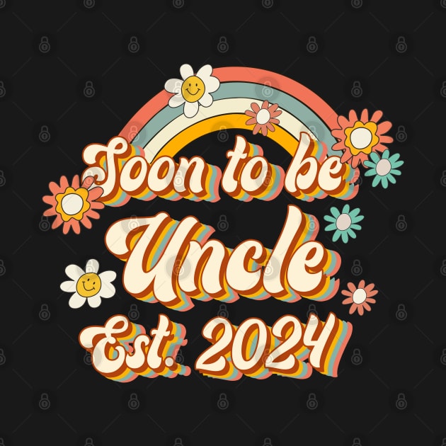 Soon To Be Uncle Est. 2024 Family 60s 70s Hippie Costume by Rene	Malitzki1a