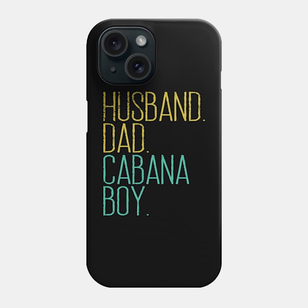 CABANA BOY AT YOUR SERVICE | POOL PARTY BOY BARTENDER FUNNY Phone Case by The Design Catalyst