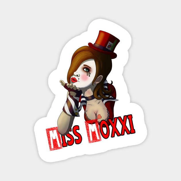 Miss Moxxi Borderlands Fanart Magnet by Art of Arklin