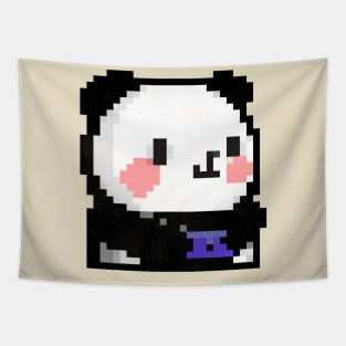 Pixel Art Panda Retro Cute Tapestry