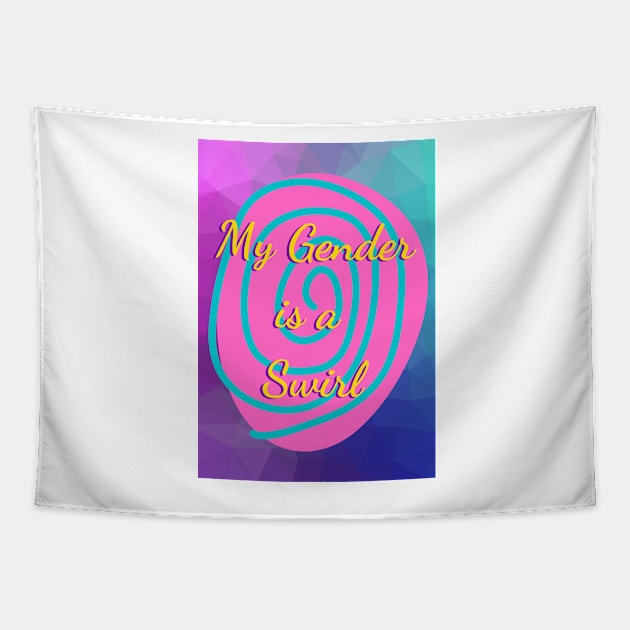 My Gender is a Swirl Tapestry by RainbowStudios