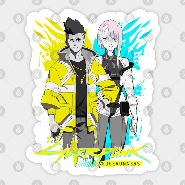 Cyberpunk: Edgerunners David & Lucy - Cyberpunk Anime - Pin