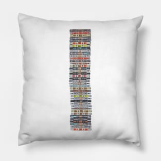 Analog Tape Cassettes Pillow