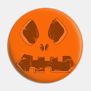 Pumpkin Head - Skeleton Pin