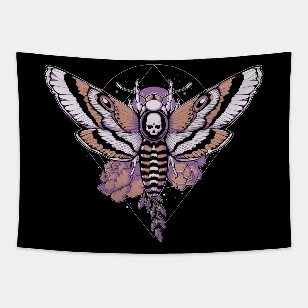 Death Moth Death Head Moth Tapestry TeePublic