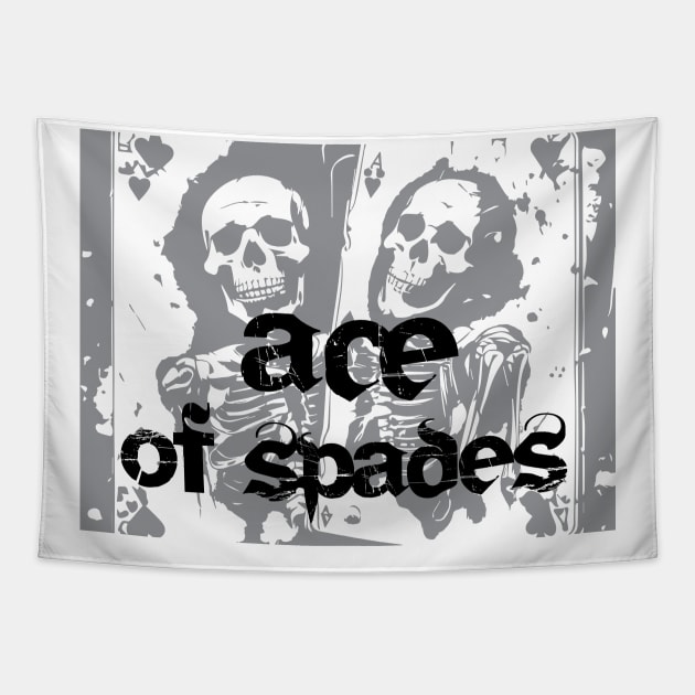 ace of spades Tapestry by lkn