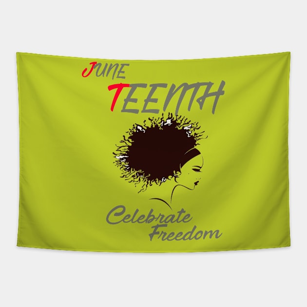 juneteenth celebration freedom Tapestry by Otaka-Design