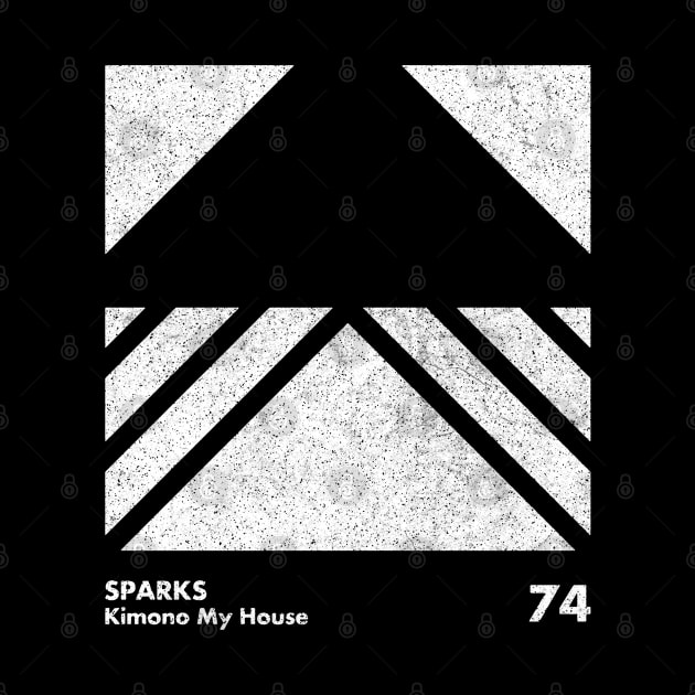 Sparks Kimono My House / Minimal Graphic Design Tribute by saudade