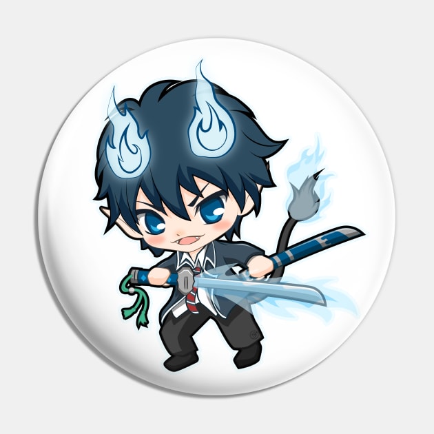 Chibi Rin Okumura Pin by LoShimizu