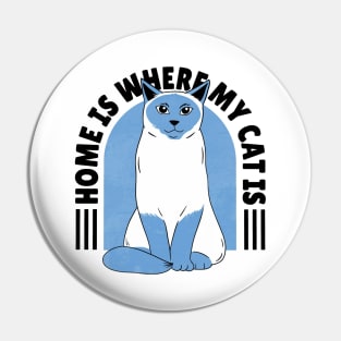 Home cat pet quote Pin