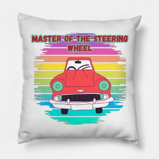 Master of the Steering Wheel Pillow