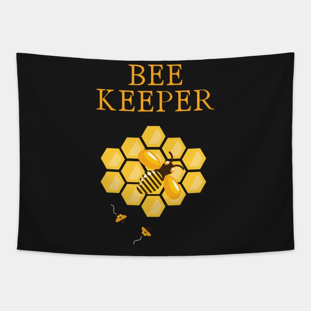 Bee Keeper Save The Honey Bees Awareness Tapestry by GDLife