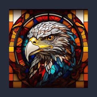 Eagle on Stained Glass T-Shirt