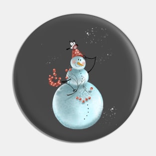 Snowman Pin