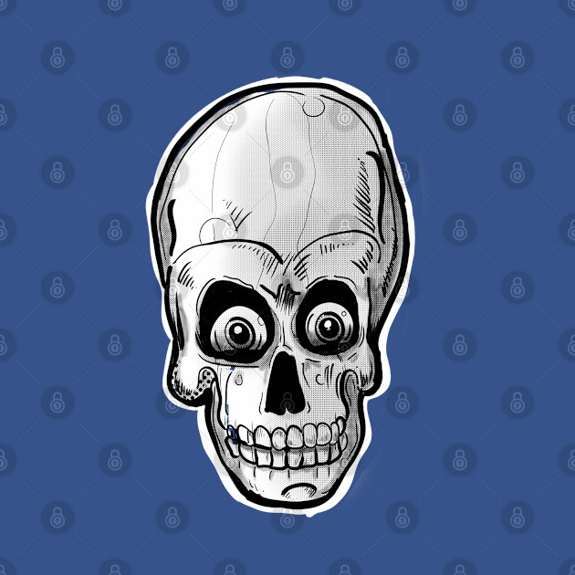 Discover Pop Art Comic book zombie skull - Skull - T-Shirt