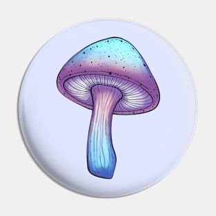 Trans Pride Mushroom Pin