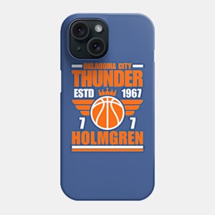 Oklahoma City Holmgren 7 Basketball Retro Phone Case