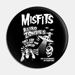 Misfits - Astro zombies Pin