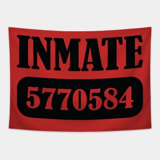 Funny Jail Inmate Prisoner DIY Halloween Costume Tapestry