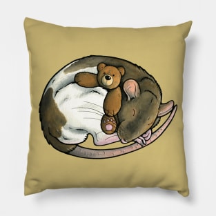 Agouti hooded rat Pillow