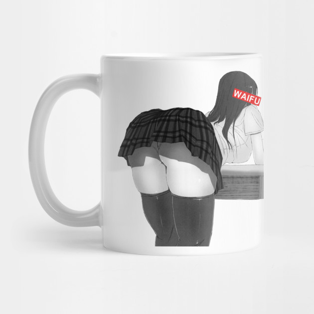 Waifu Bend Over Desk Waifu Bend Over Desk Mug Teepublic