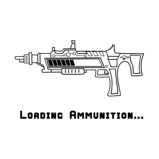 Loading Ammunition Futuristic Gun Video Game T-Shirt