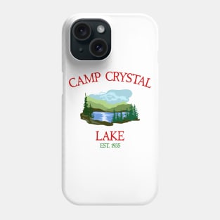 Camp Crystal Lake Counselor (with Back Design) Phone Case