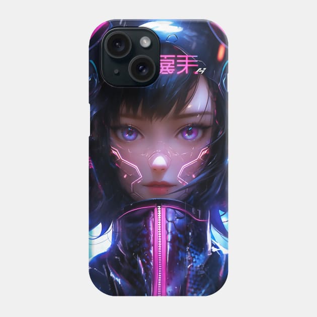 Anime Race Girl | High Quality Anime Artwork | Chibi Manga Anime Art Phone Case by AlNoah