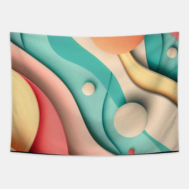 Color Swirl Harmony Tapestry by star trek fanart and more