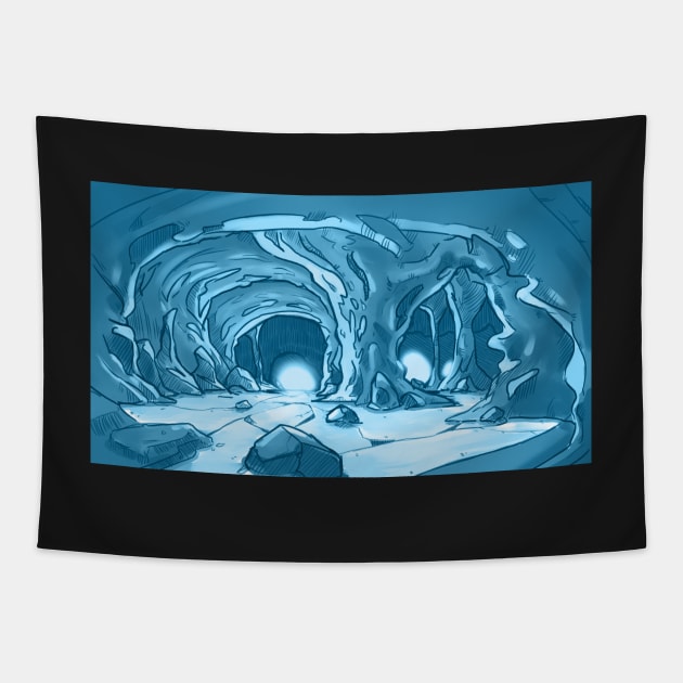 Ice Cave Tapestry by hws902