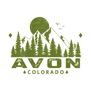 Avon Colorado Mountain Souvenir T-Shirt