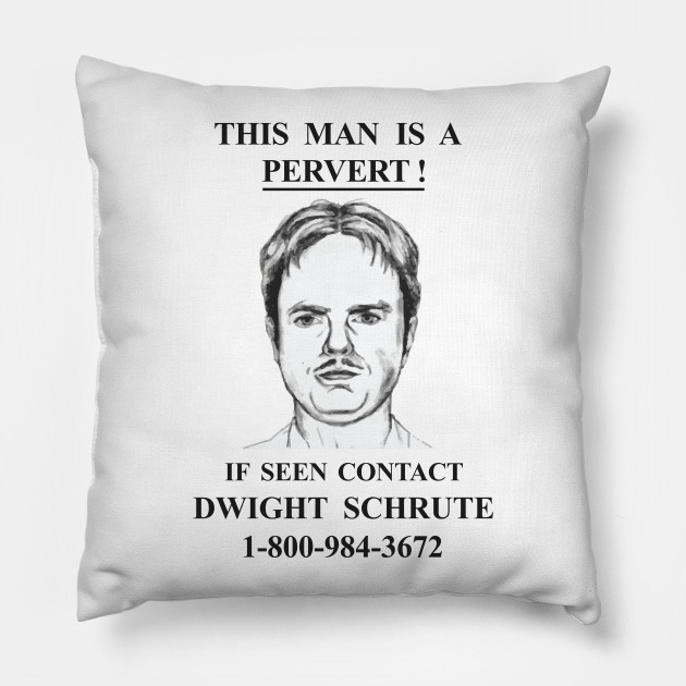 dwight schrute pillow