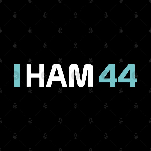 HAM 44 Design - White Text. by Hotshots