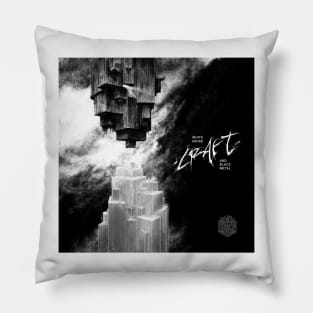 craft white noise and black metal Pillow